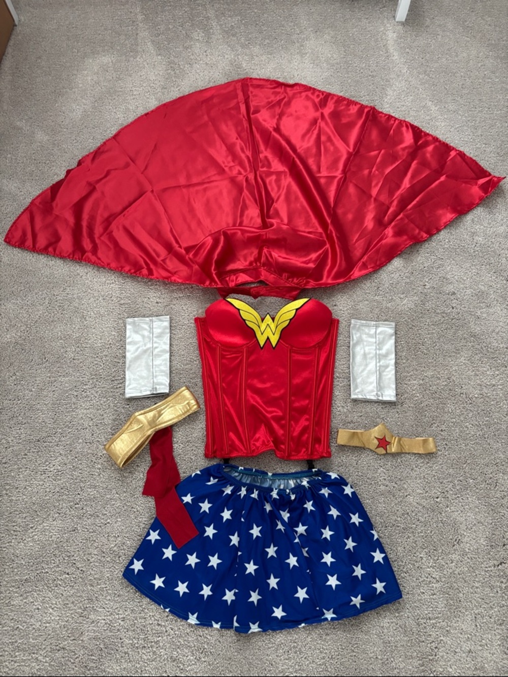 Wonder Hero Red and Blue Women’s Costume Set